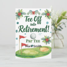 GOLF PENSION Tee off ParTee for golfer