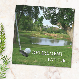 Golf Pensionärsfest Inbjudan