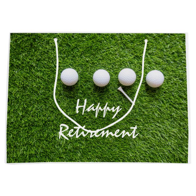 Golf  Pensionering till golfspelare med golfboll p (Framsidan)