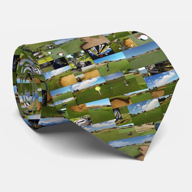 Golf, Photo Collarge, Neck Tie Slips (Rullad)