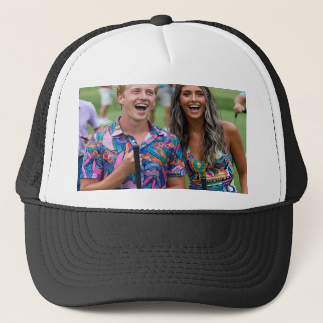 Golf Photo Customize Personalize Keps (Framsida)