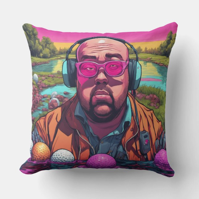 Golf Pillow Kudde (Framsida)