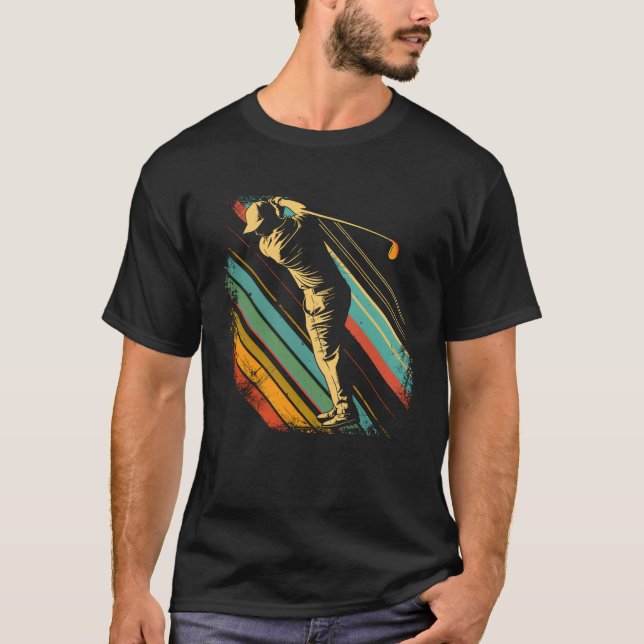 Golf Player 80s Look friend T Shirt (Framsida)