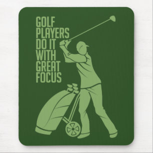 GOLF PLAYER anpassningsbar mousserande Musmatta