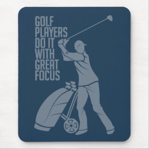 GOLF PLAYER anpassningsbar mousserande Musmatta