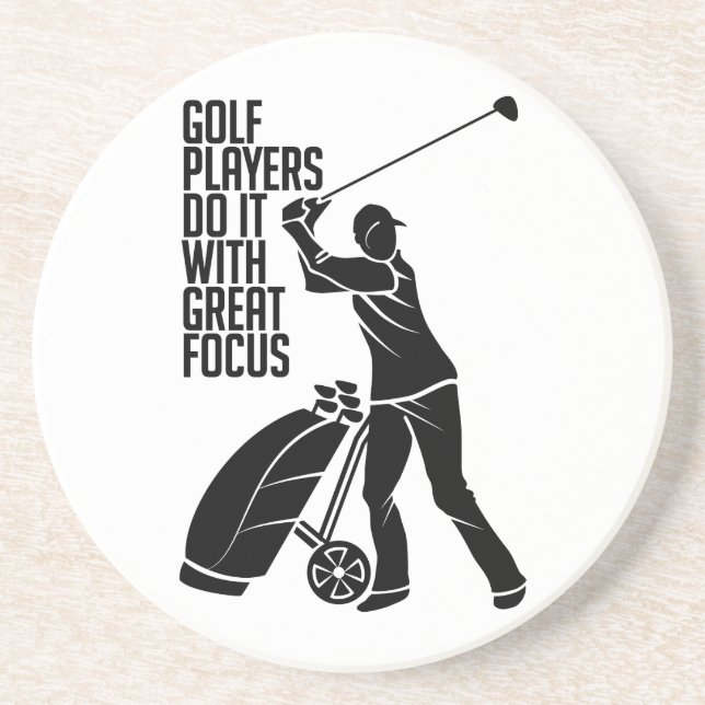 GOLF PLAYER-anpassningsbarna underlägg Sandsten (Framsidan)