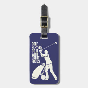 Golf Player-bagagetagg för anpassningsbar Bagagebricka