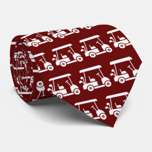 Golf Player Cart Red Slips