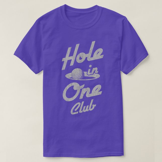 Golf Player Equipment Hål i en Klubb Golfer Shi T Shirt (Design framsida)