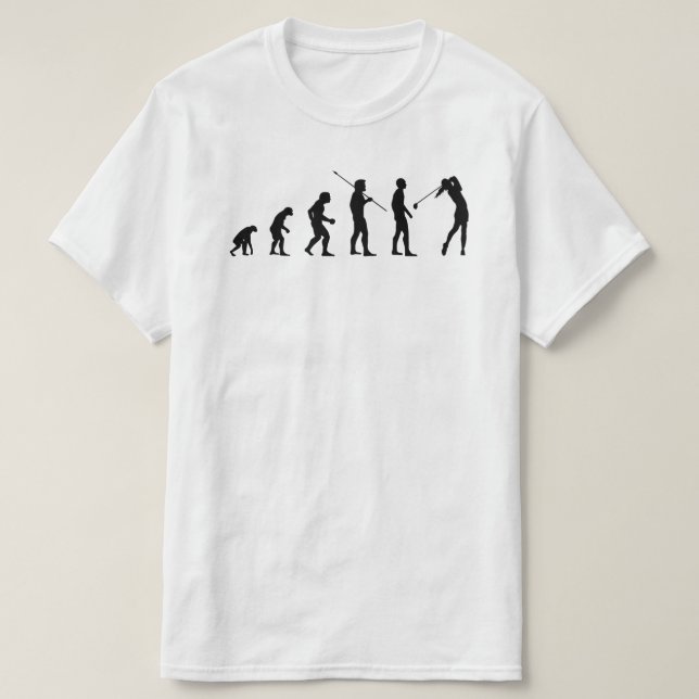 Golf Player Evolution ・ Funny Golfer Meme Bv T Shirt (Design framsida)