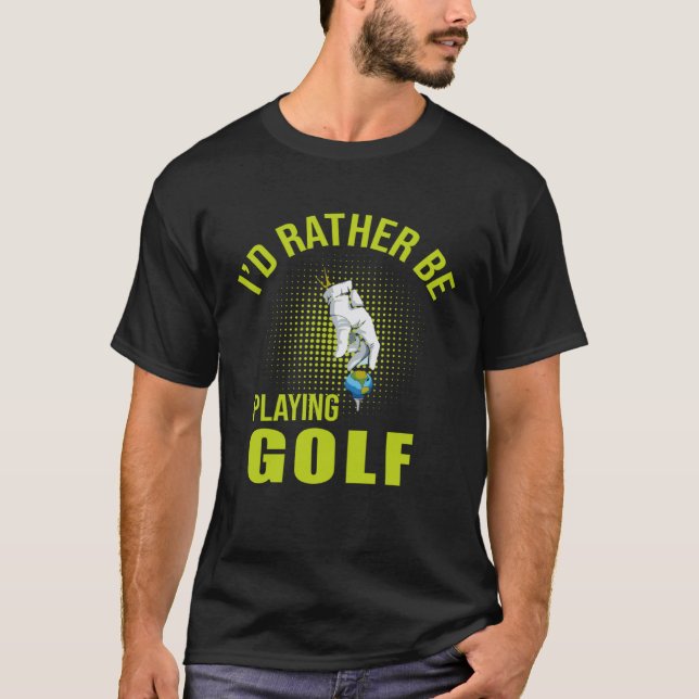 Golf Player for Golfer T Shirt (Framsida)