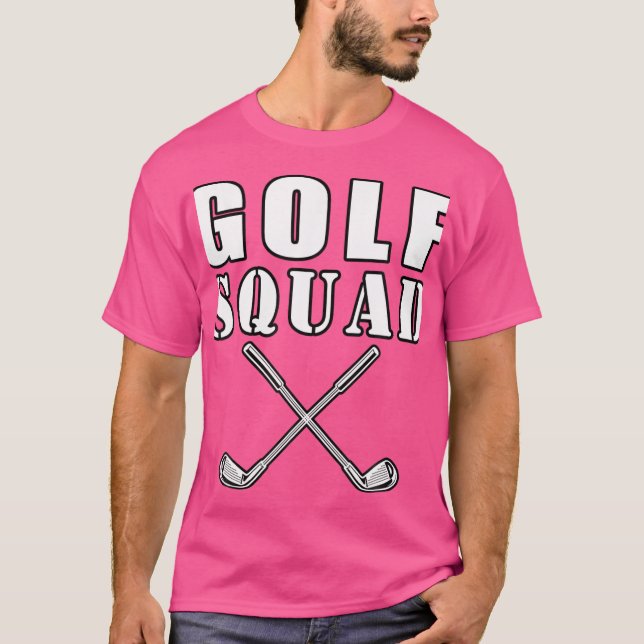Golf Player Golf Klubbs Funny T Shirt (Framsida)