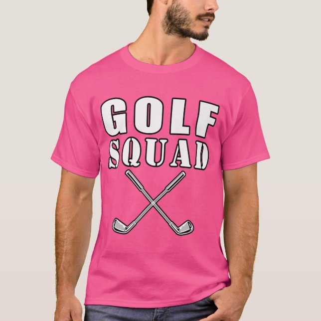 Golf Player Golf Klubbs Funny T Shirt (Framsida)