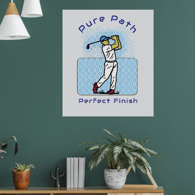 golf player poster (Vardagsrum 1)