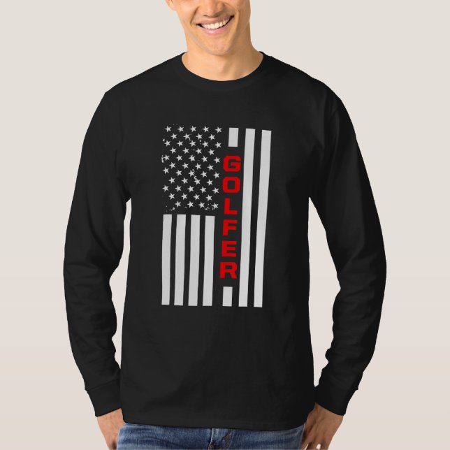 Golf Player Pride Golfer Golfing 3 T Shirt (Framsida)
