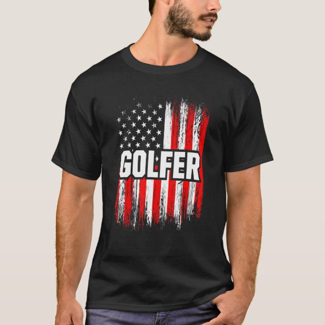 Golf Player Pride Golfer Golfing 5 T Shirt (Framsida)
