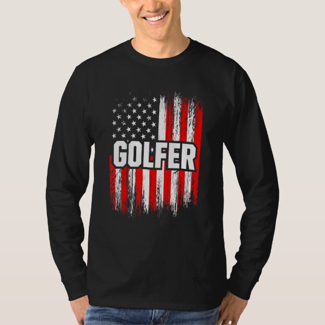 Golf Player Pride Golfer Golfing 5 T Shirt (Framsida)