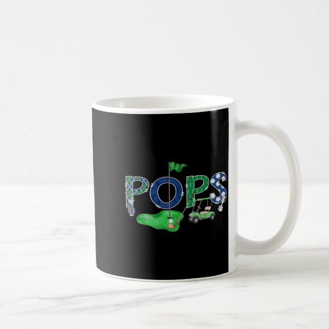 Golf Pops Hole One 1:a design Kaffemugg (Höger)