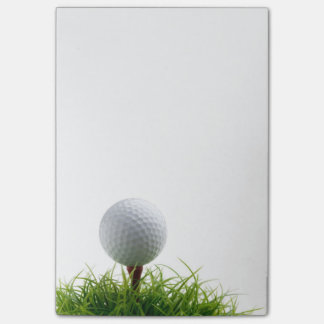 Golf postar det noterar post-it block