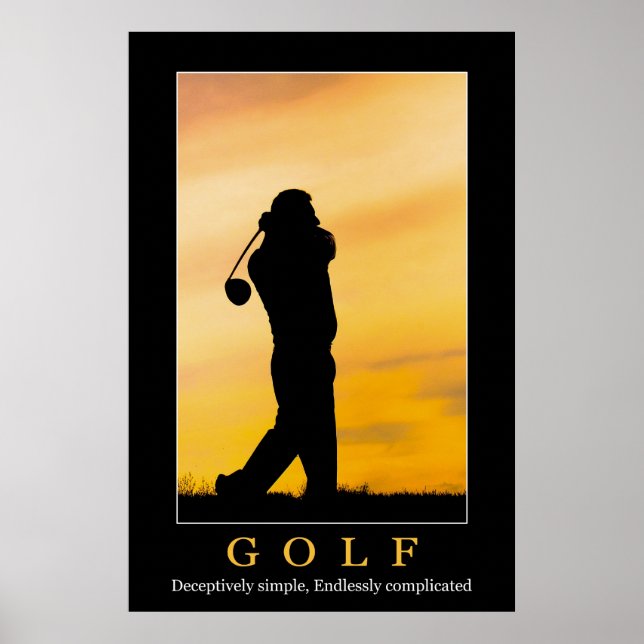 Golf poster (Framsidan)