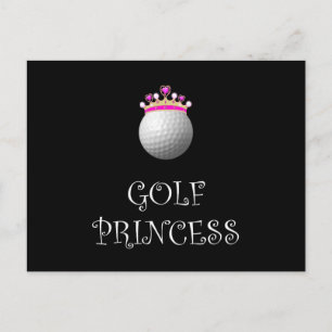 Golf Princess Vykort
