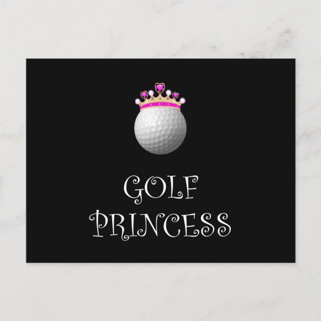 Golf Princess Vykort (Framsida)