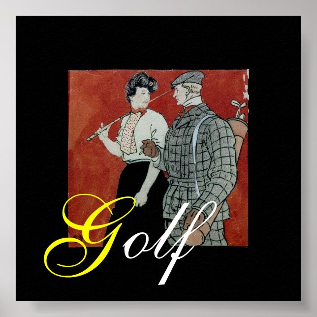 Golf Print Poster (Framsidan)