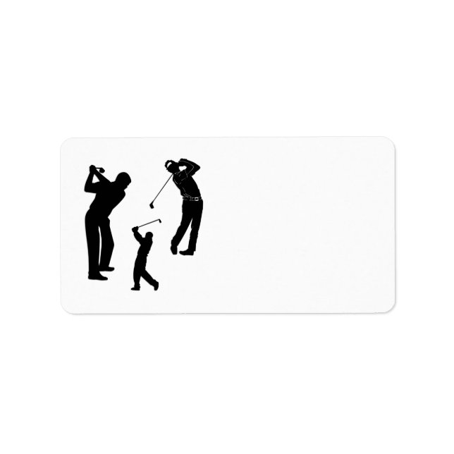Golf Pro Adressetikett (Framsidan)