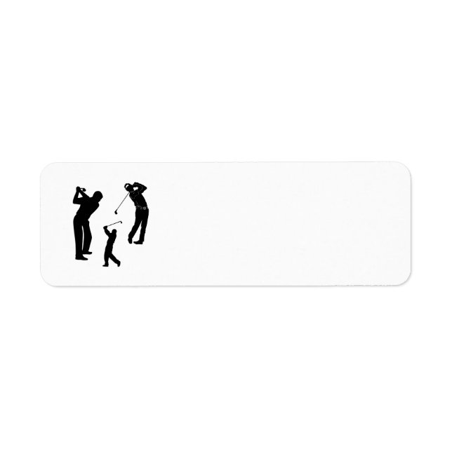 Golf Pro Returadress Etikett (Framsidan)