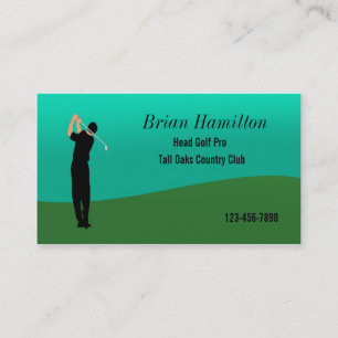 Golf Pro Visitkort