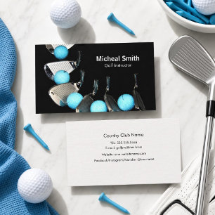 Golf Professional Sand Wedge Med Neonfärgade Golfb Visitkort