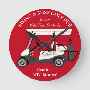 Golf Pub Golf Cart Beer & Snacks Vild Story Rund Klocka