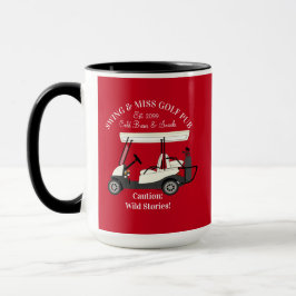 Golf Pub Golf Cart Beer & Snacks Vilder Mugg