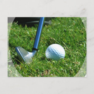 Golf Putt-vykort Vykort