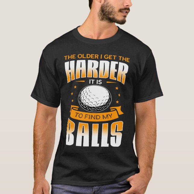 Golf Putter Bogey Golfer Golfing Birdie Eagle Par  T Shirt (Framsida)