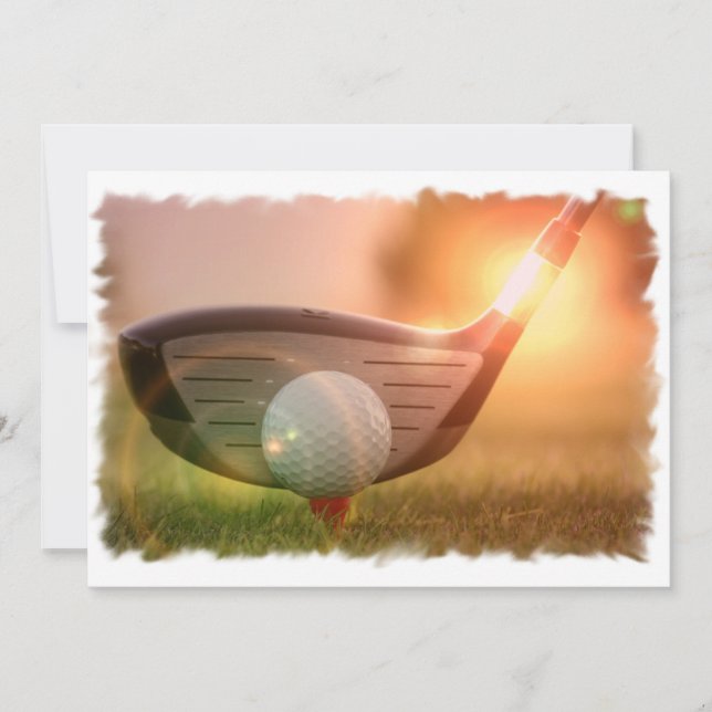 Golf Putter-inbjudan Inbjudningar (Framsida)