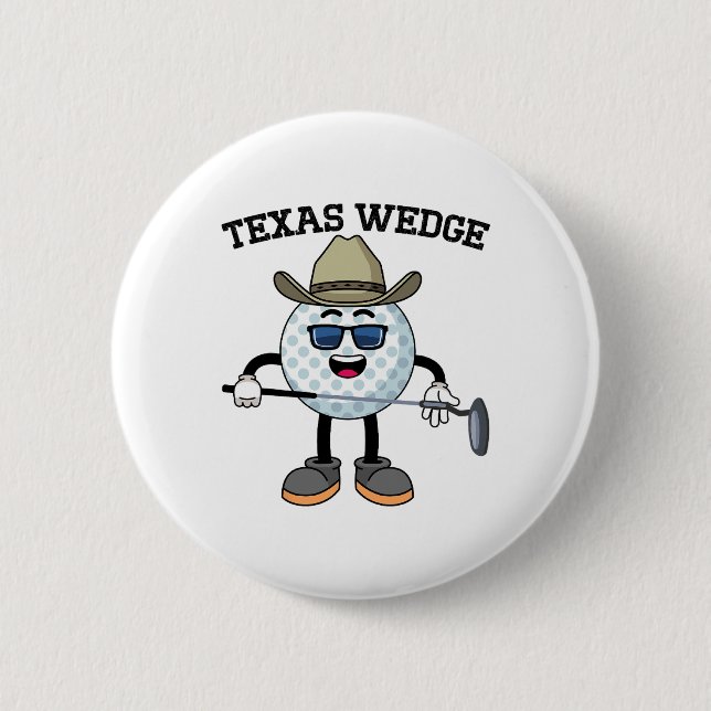 Golf Putter Texas Wedge Golf Klubb Texas CowboyCou Knapp (Framsida)