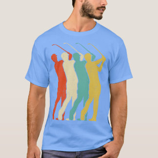 Golf Retro för manar Women Boys Girls Sports Älska T Shirt