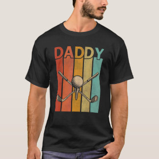 Golf Retro Stil Vintage Pappa Graphic Far Da T Shirt