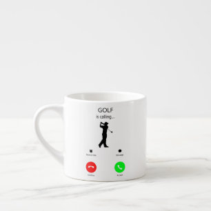 Golf ringer, ger till Golfer, Golfer Gift Espressomugg