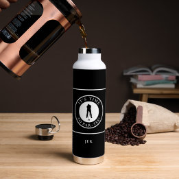 Golf Rolig Par Tee Golfare Monogram Modern