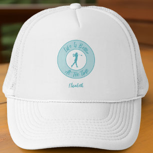 Golf Roliga Damer Golfare Tee Tid Teal Keps