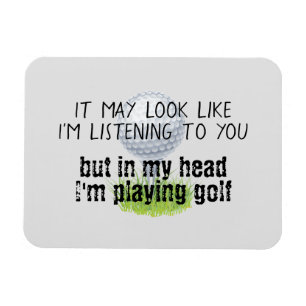 Golf roligt magnet