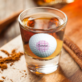 Golf Rosa Argyle Personlig Shot Glass