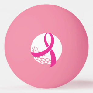 Golf Rosa Ribbon Breast Cancer Awareness Pingisboll