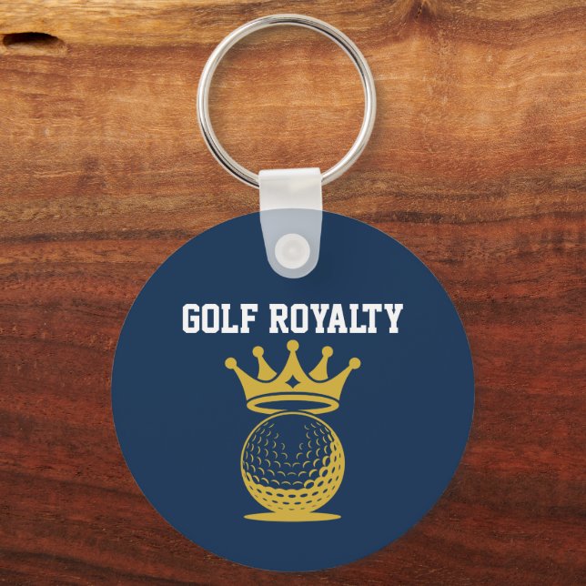 Golf Royalty Anpassad Sponsor QR-kod Nyckelring (Framsida)