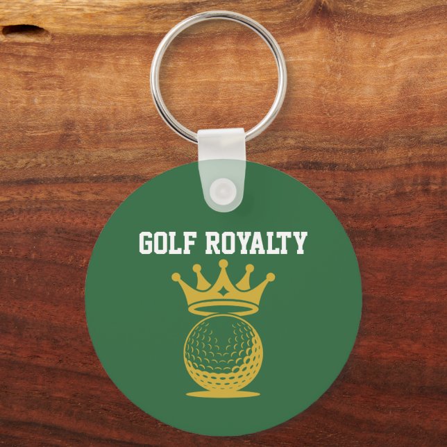 Golf Royalty Anpassad Sponsor QR-kod Nyckelring (Framsida)