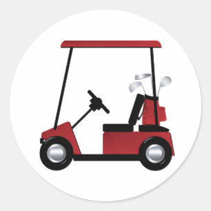 Golf Runt Klistermärke