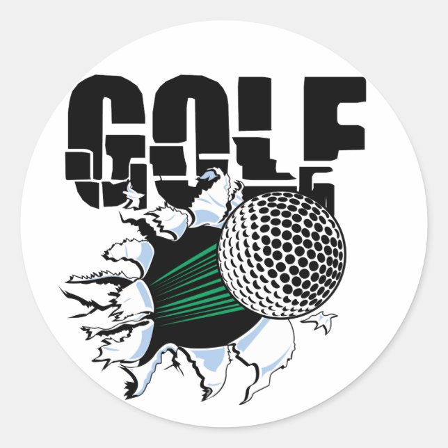 GOLF RUNT KLISTERMÄRKE (Framsida)