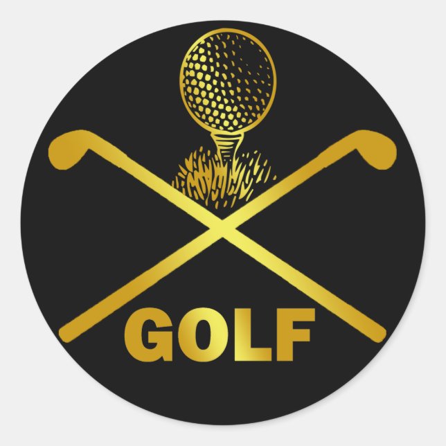 GOLF RUNT KLISTERMÄRKE (Framsida)